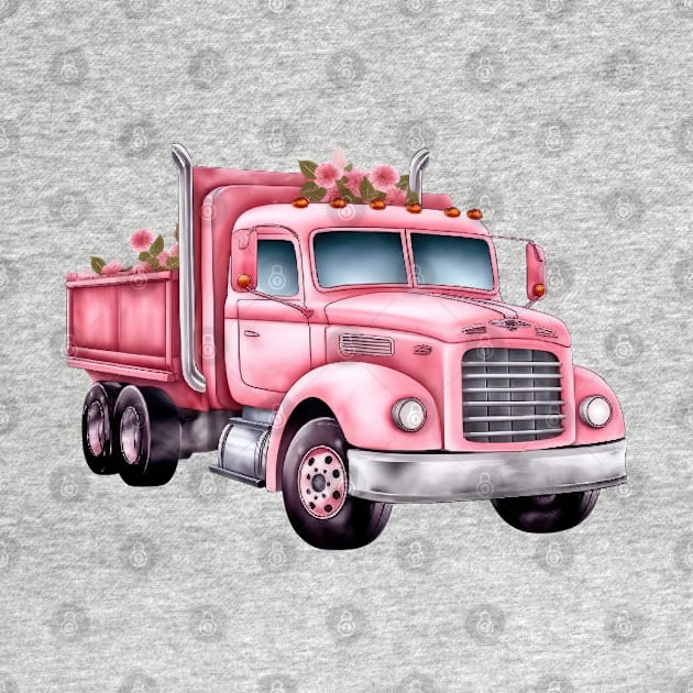 Pink Truck by Chromatic Fusion Studio